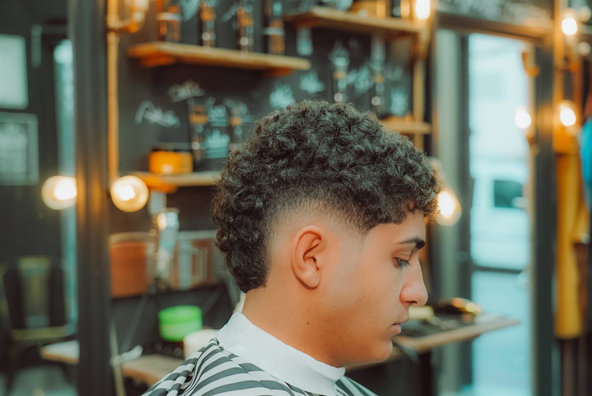 Detalle del puesto de trabajo de la barbería